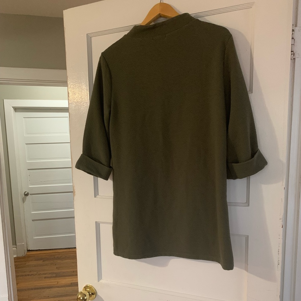 Leith turtleneck half sleeve long tunic
